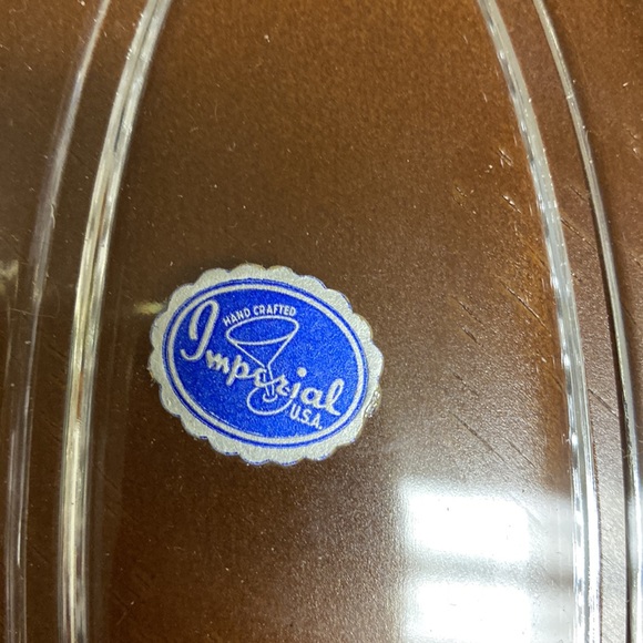 Imperial Candlewick Boopie Beaded Relish Dish - Picture 3 of 3